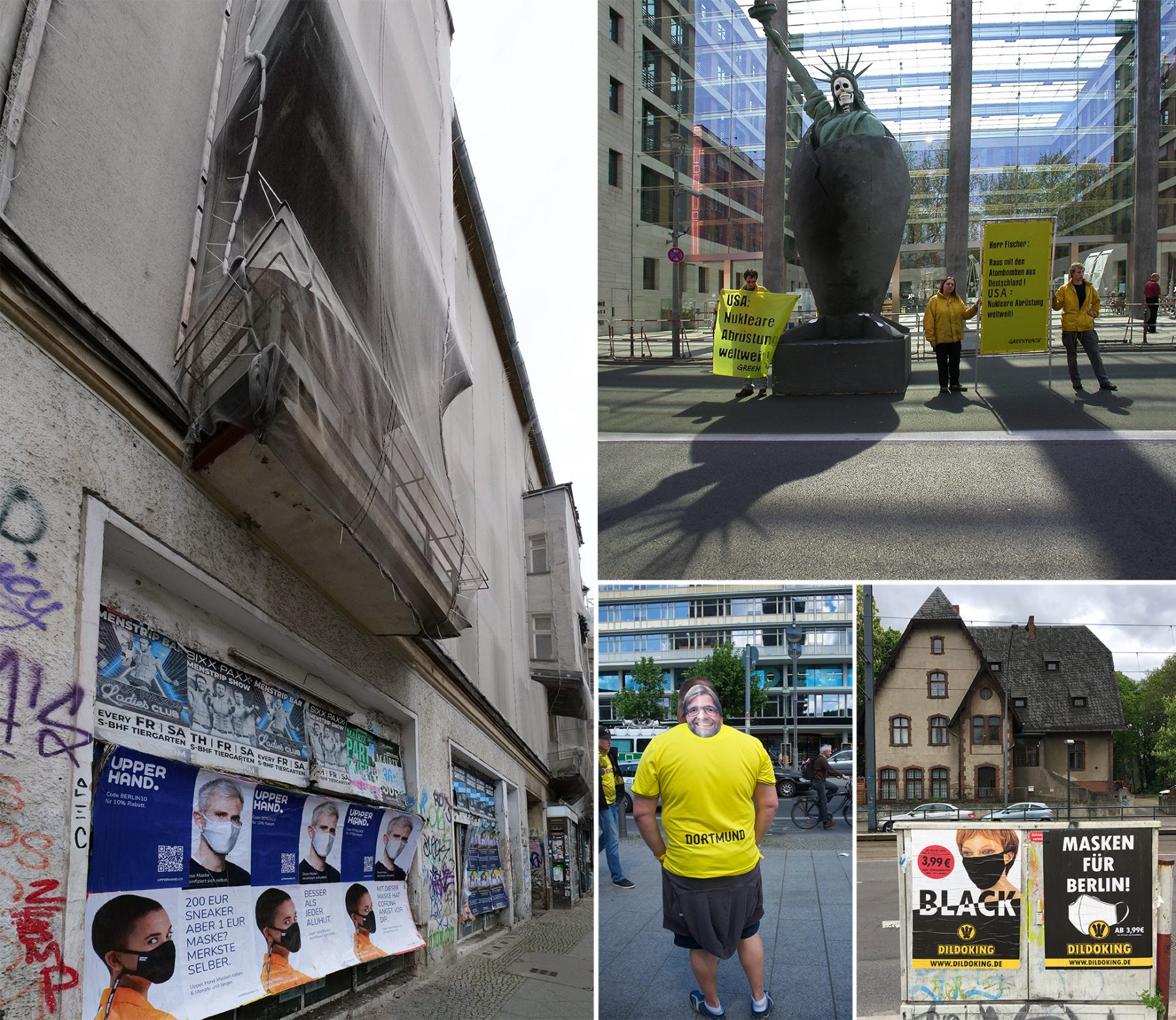 Greenpeace, Maske, Dildoking