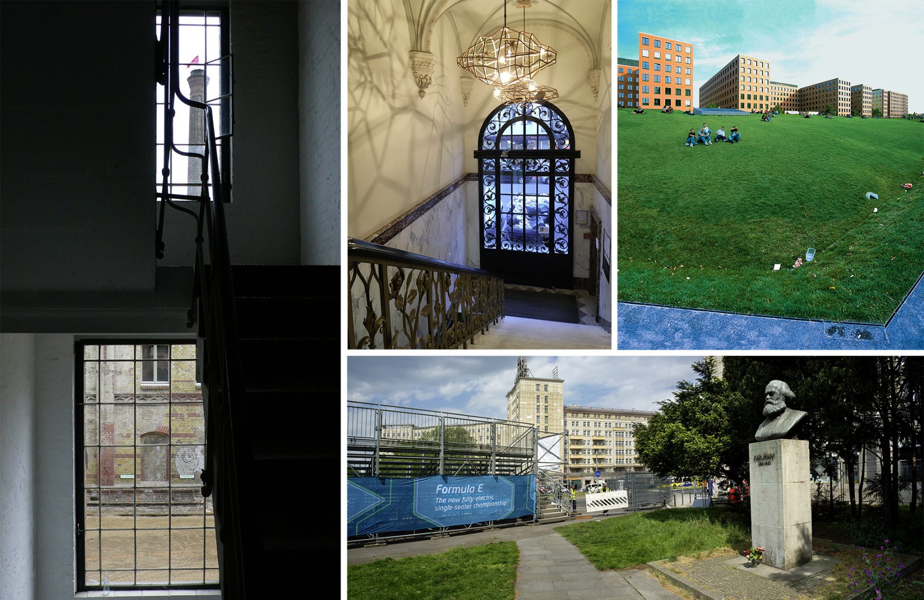 Karl-Marx-Kopf-Allee, Postdamerplatz, Hausaufgng