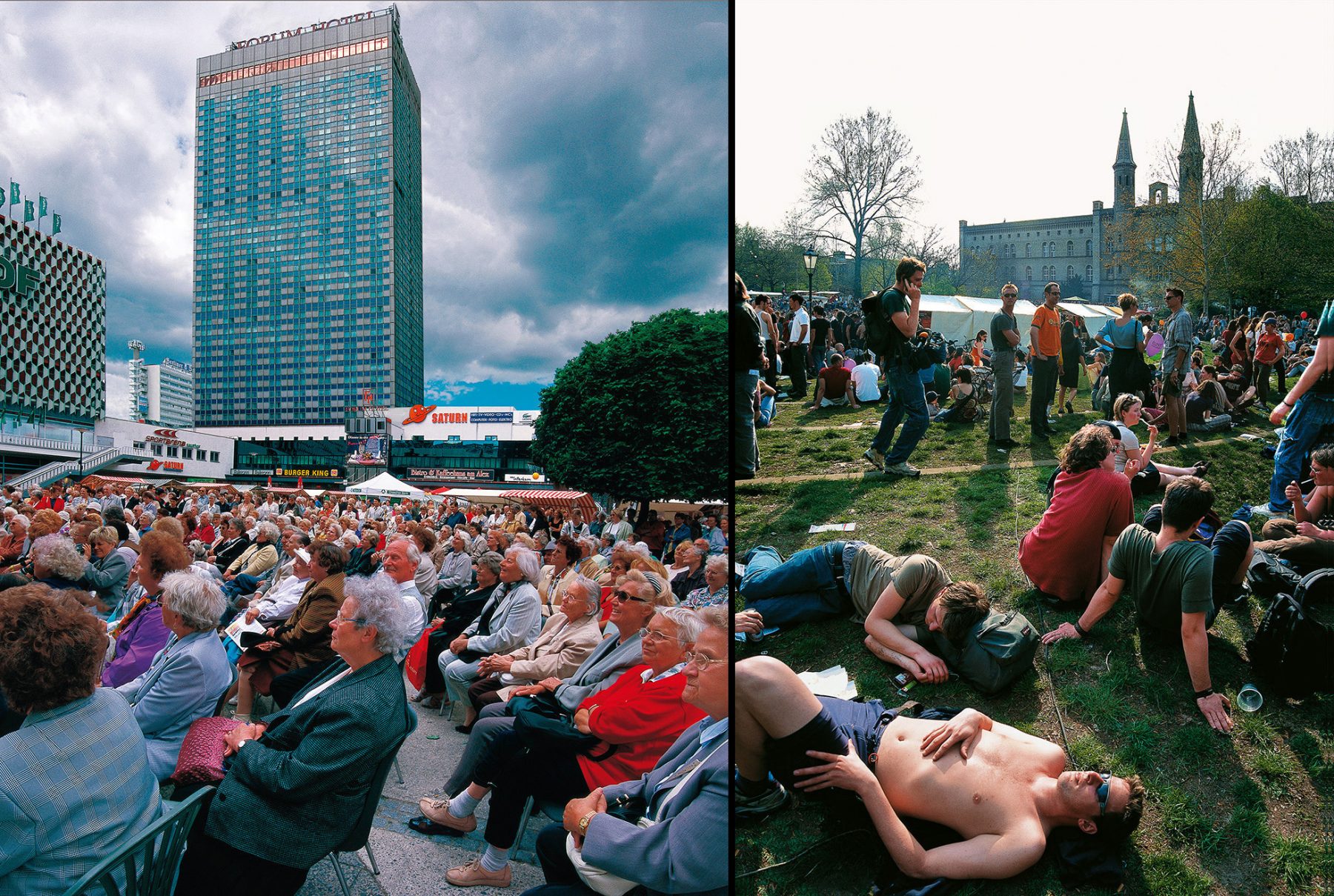Berlin, 1. Mai Mariannenplatz, Senioren Alexanderplatz