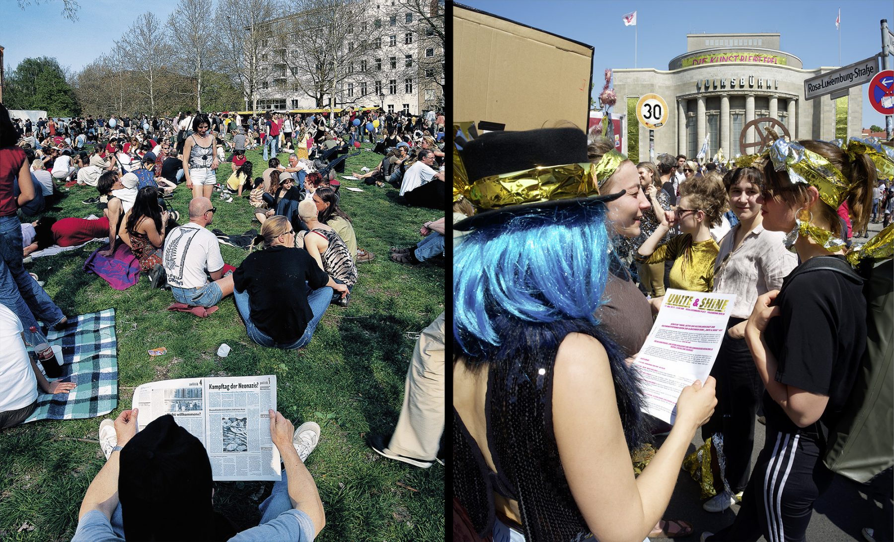 1. Mai Mariannenplatz, Volksbühne, Unit-Shine