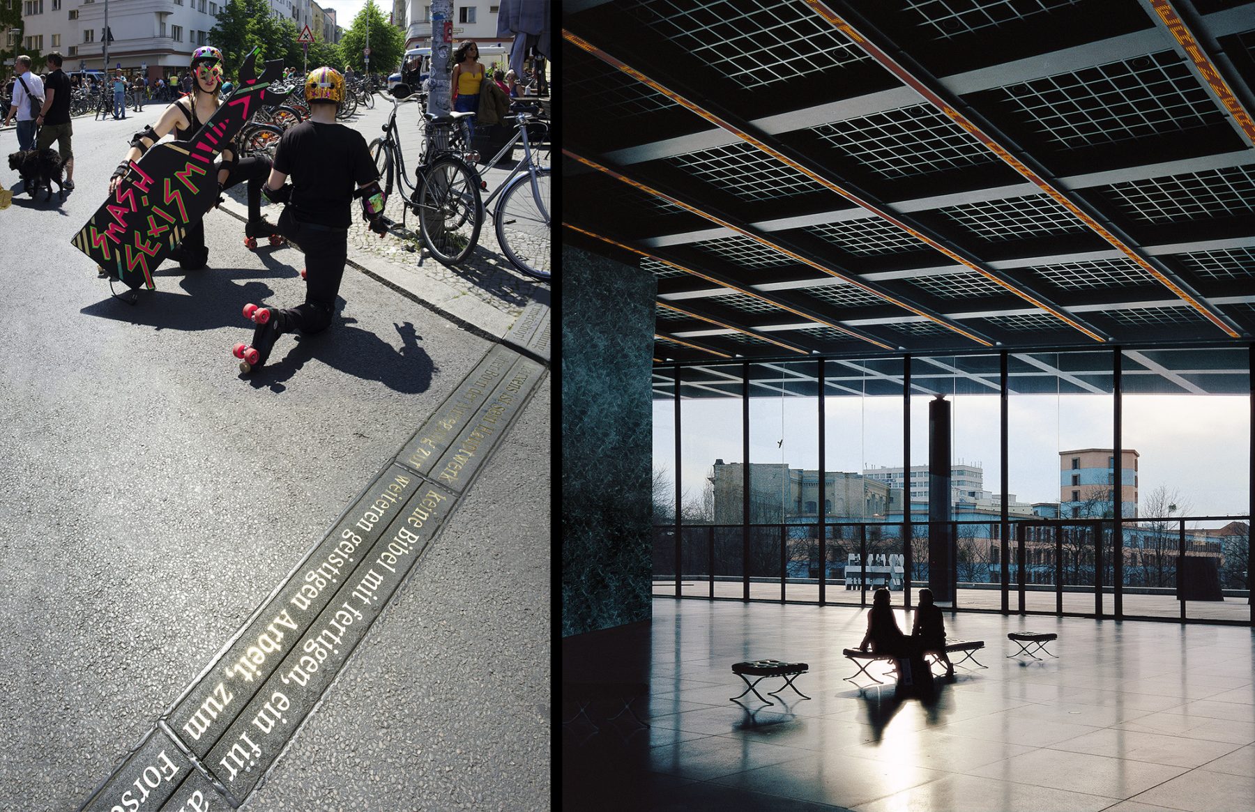 Jenny Holzer, Rosa-Luxemburg-Platz, Nationalgalerie