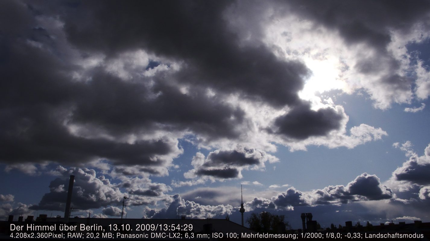 Schwarze Smmerwolken