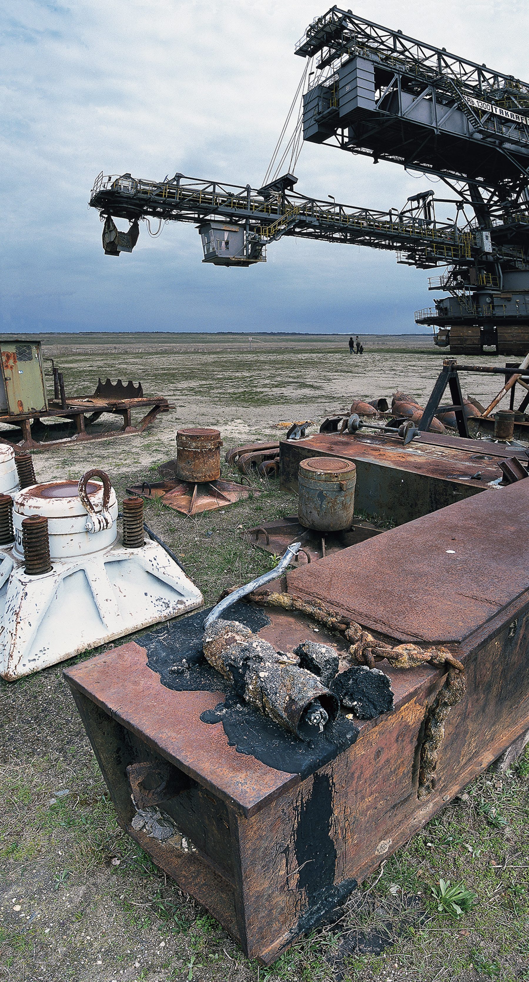 ehemaliger Braunkohletagebau, Ferropolis, Museum, Schaufelradbagger Big Wheel V