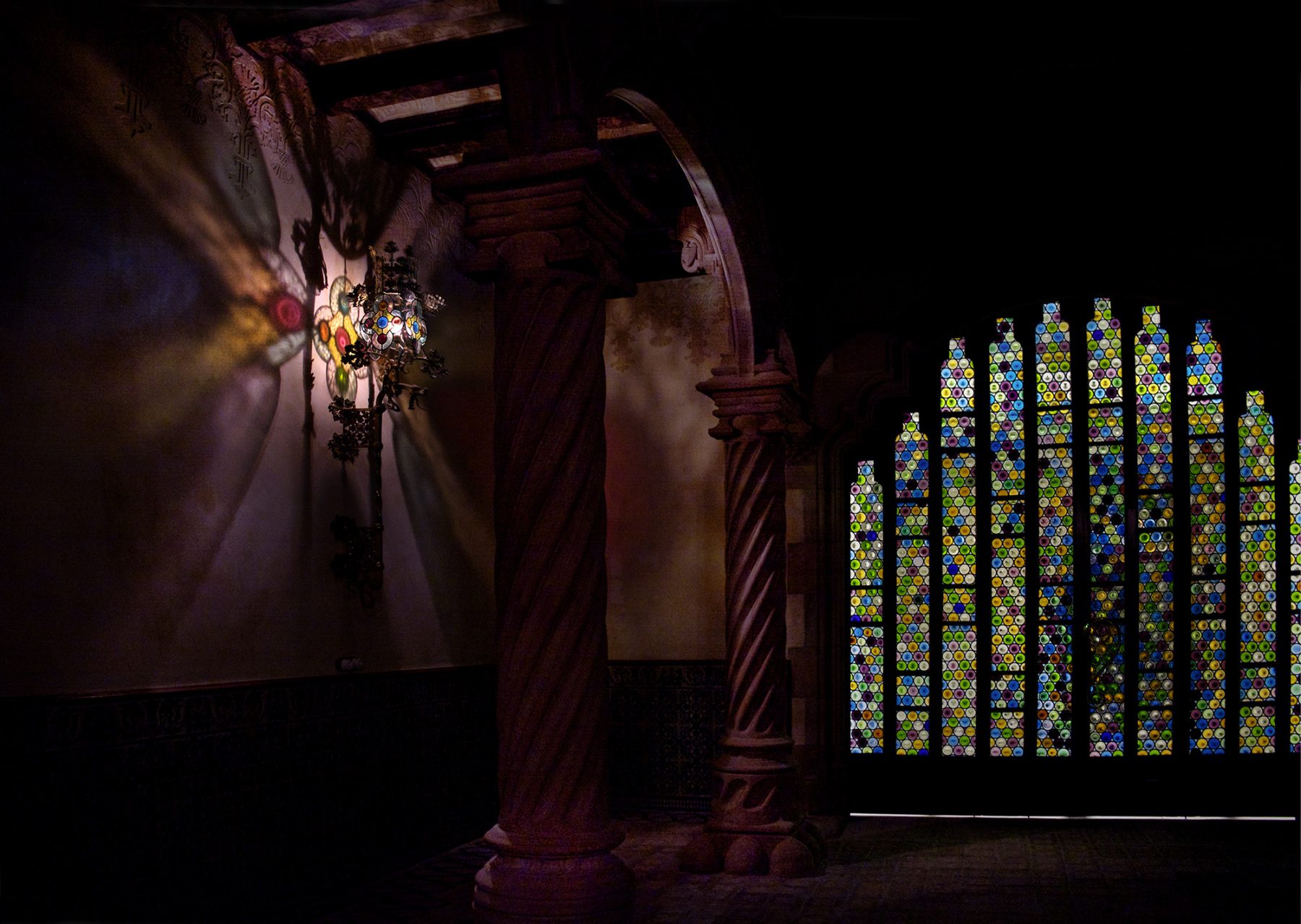 Barcelona, Bunte Glasfenster