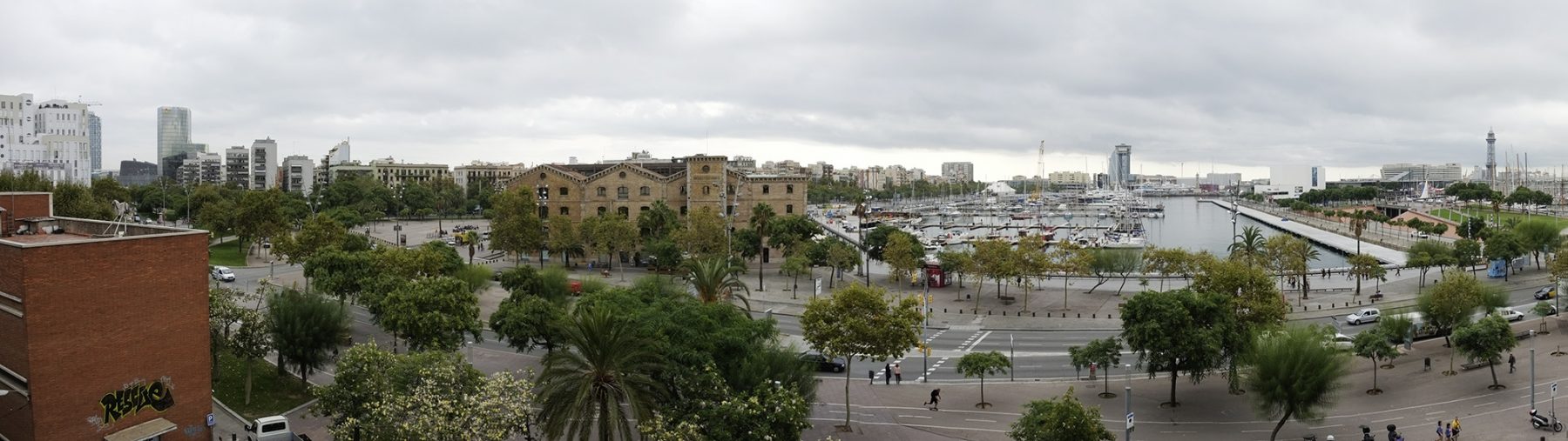 Barcelona, Panorama, Hafen