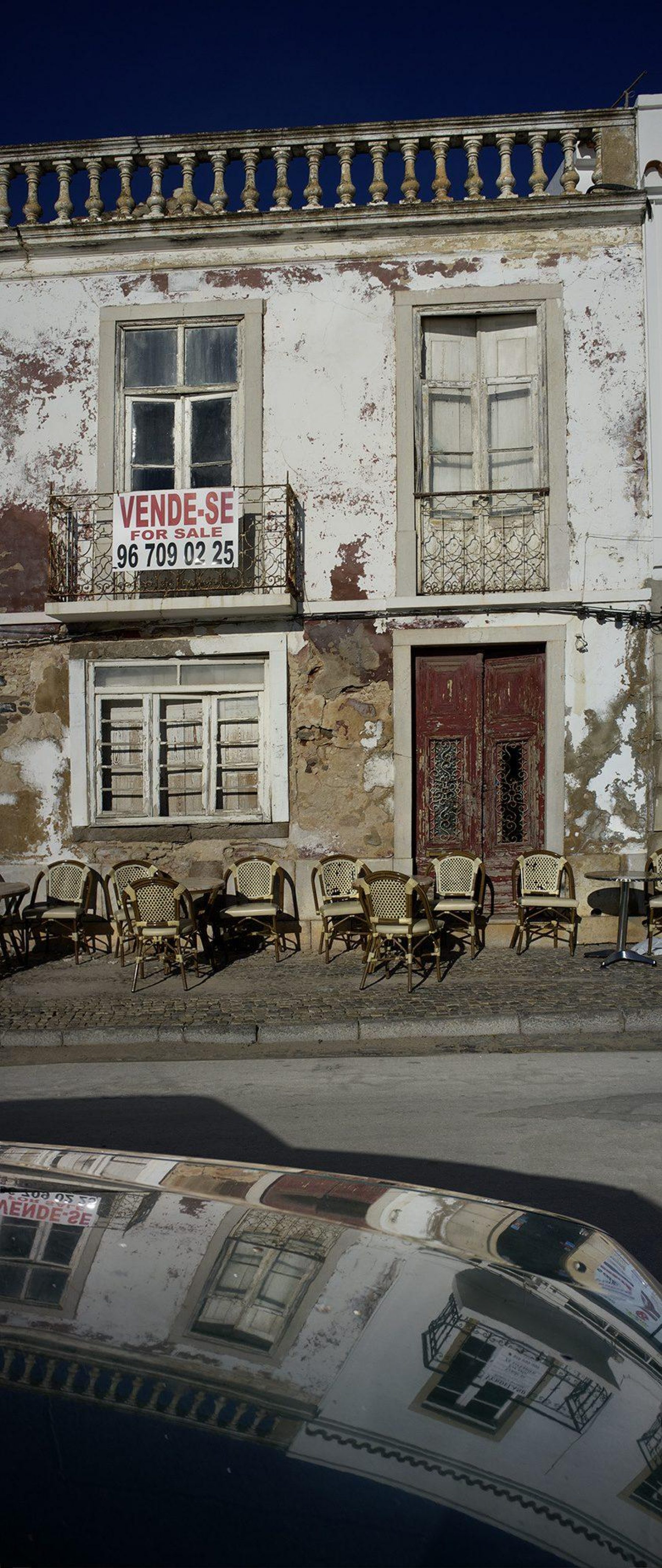 Portugal, Tavira, Auto, Spieglung, zu verkaufen