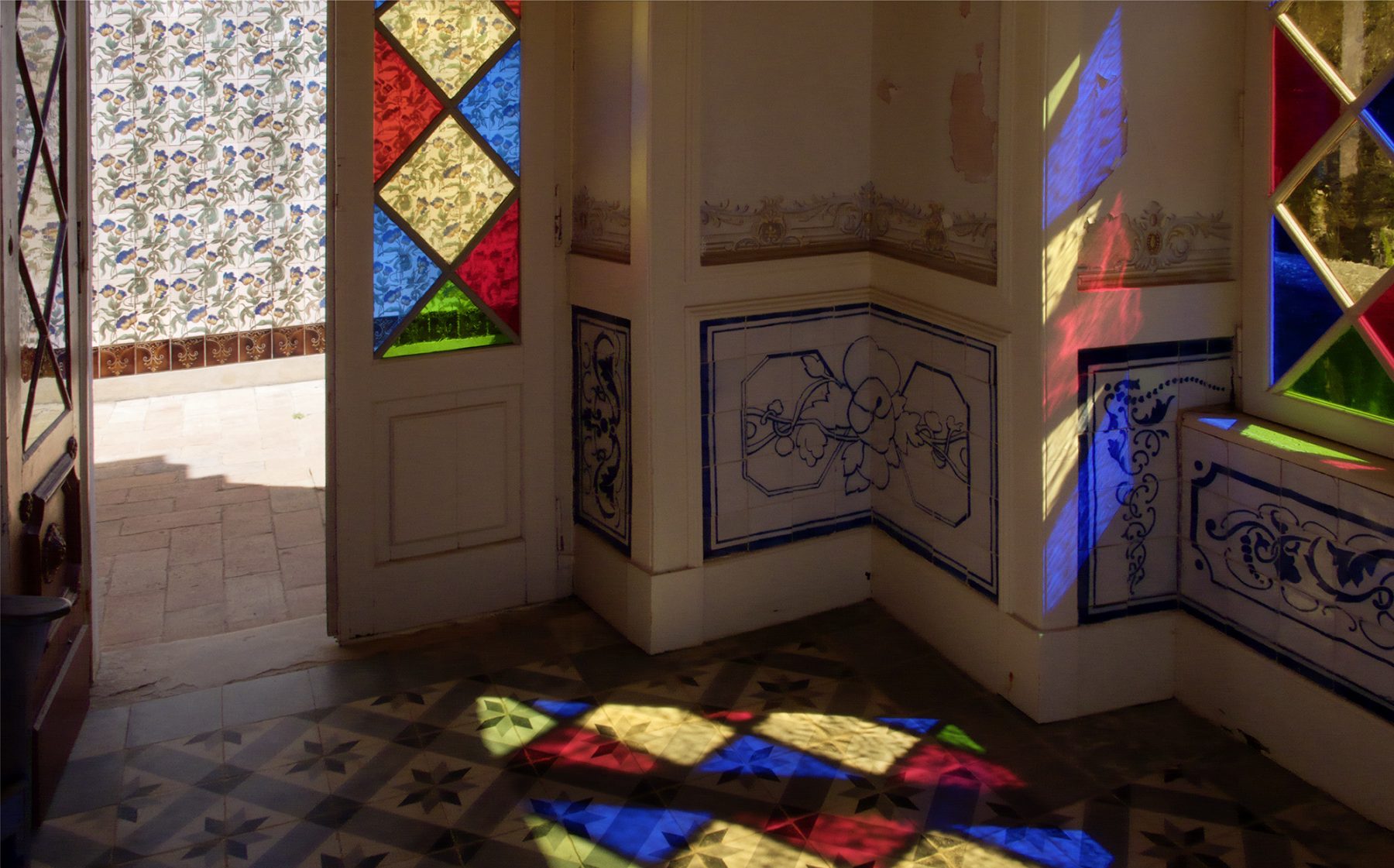 Bunte fenster Fliesen