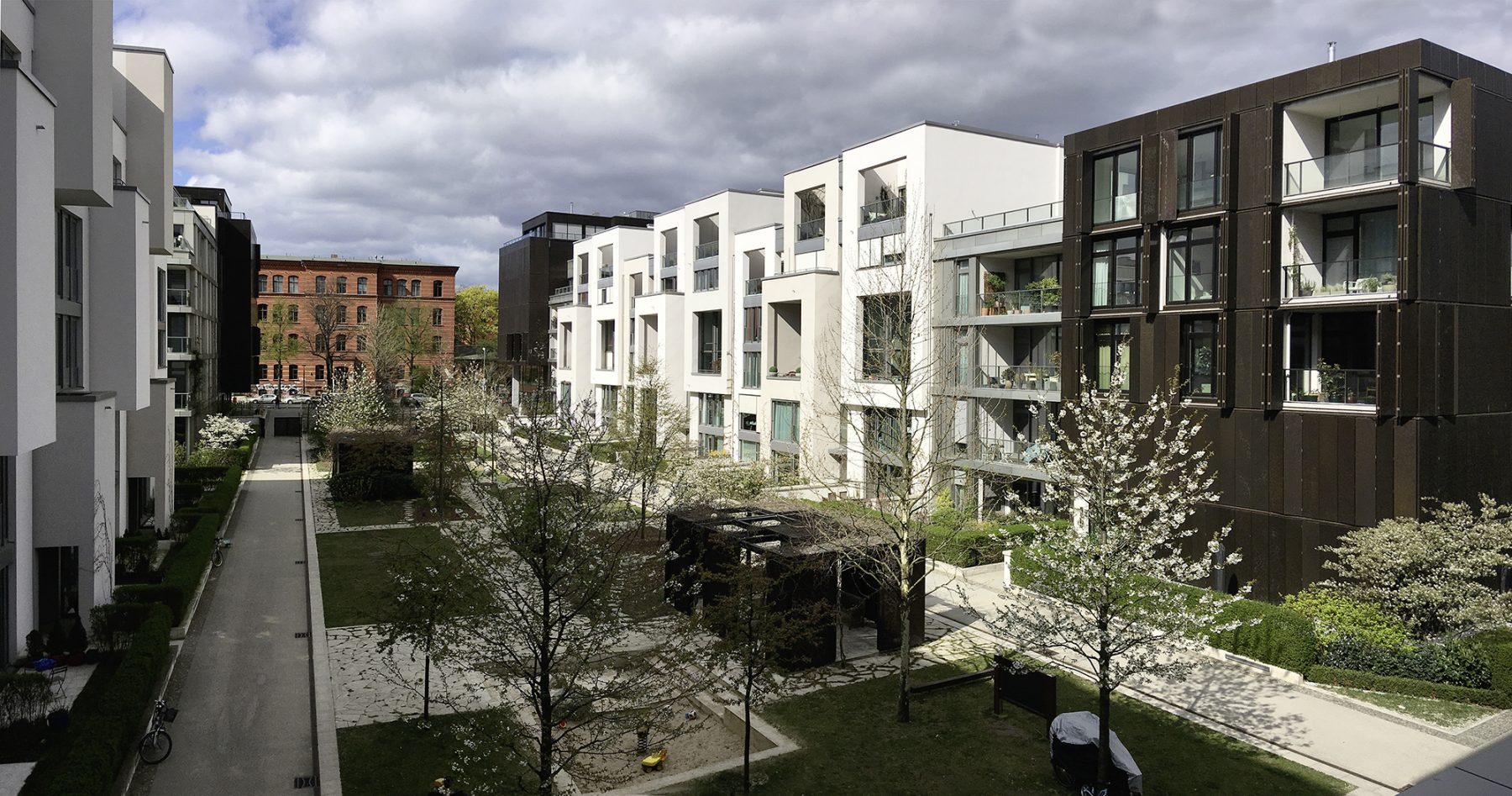 Berlin, moderne Wohnanlage, Marthashof, Grüntuch Ernst