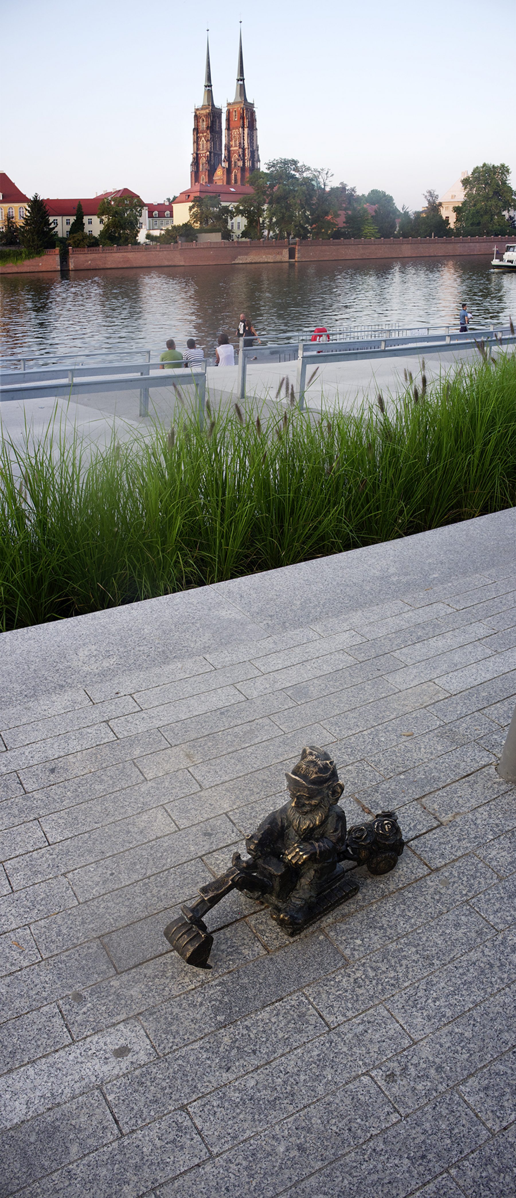 Breslau, Kathedrale, Oder, Promenade