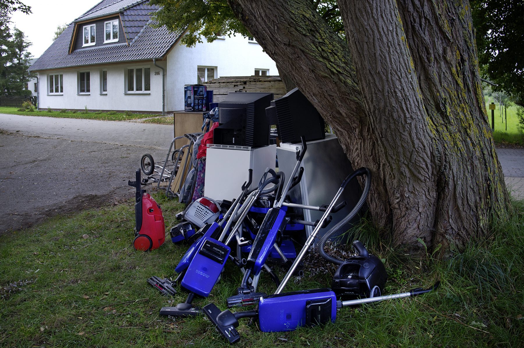 Hiddensee, Hausmüll, Staubsauger