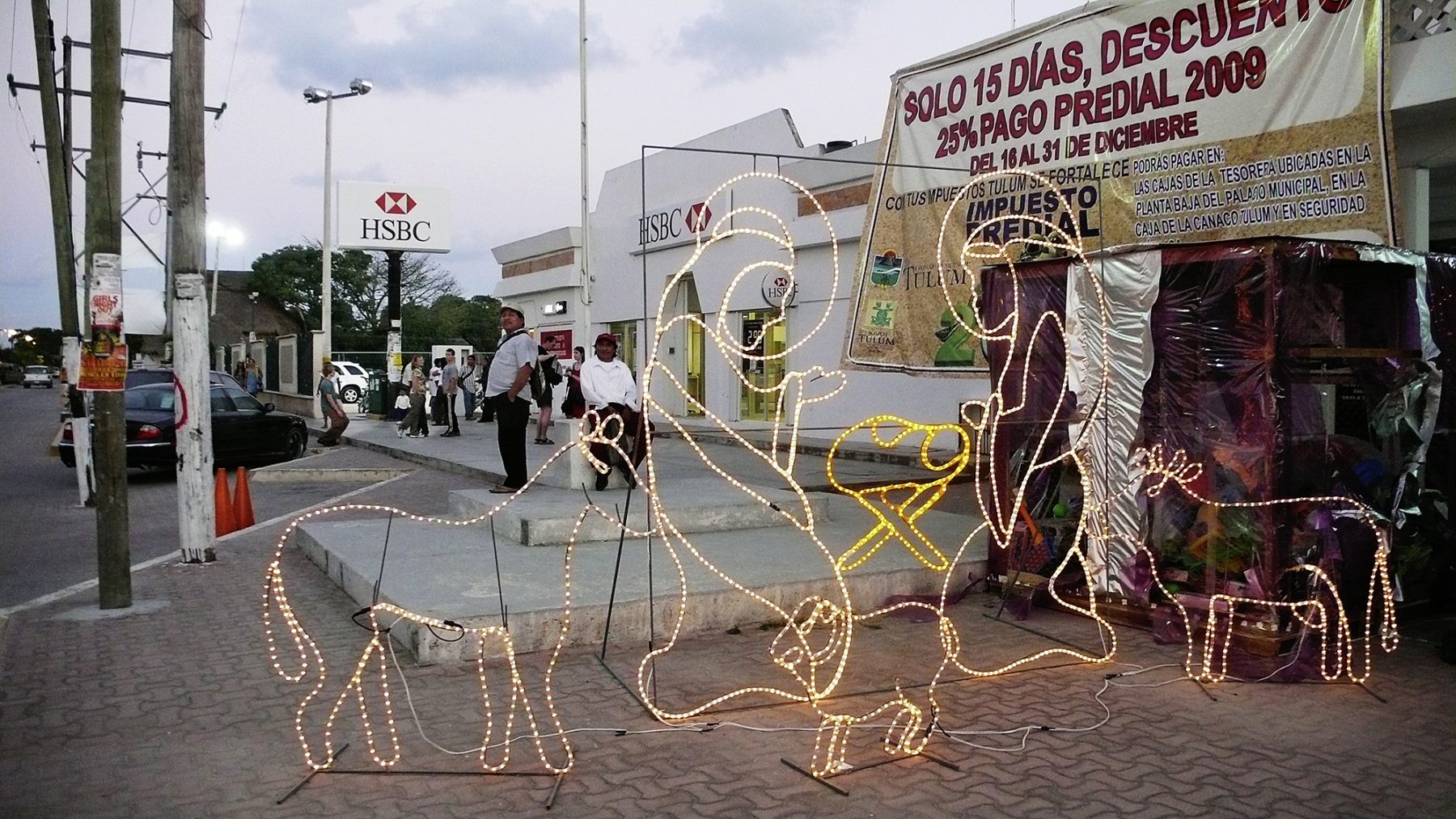 Mexiko, Tulum, Weihnachten